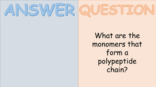 Biological Molecules Dominos