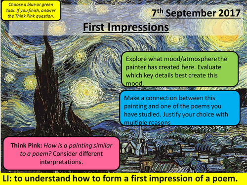 AQA Unseen Poetry - Planning and Structuring Responses