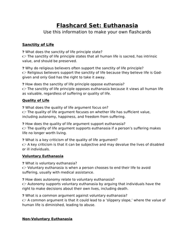 NEW OCR AS ETHICS EUTHANASIA  2016 ONWARDS