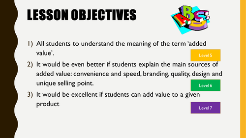 Added Value GCSE Business