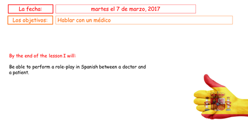 GCSE Spanish: At the Doctors