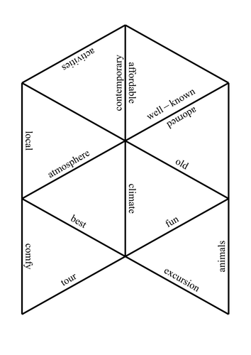 Tarsia Puzzle For Adjective Synonyms Vocab Builder L1 L2 KS3 ESOL Teaching Resources