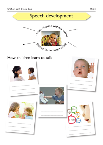 Child Development - speech development