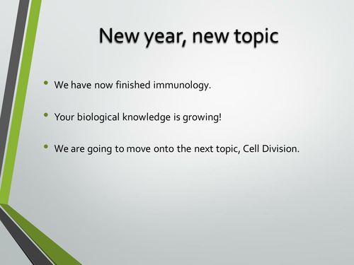 Mitosis lesson. AQA biology, AQA 7401/7402