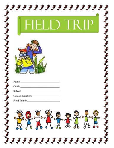 field trip report cover page