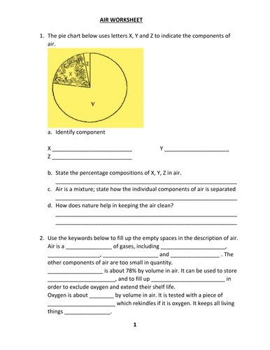 AIR WORKSHEET