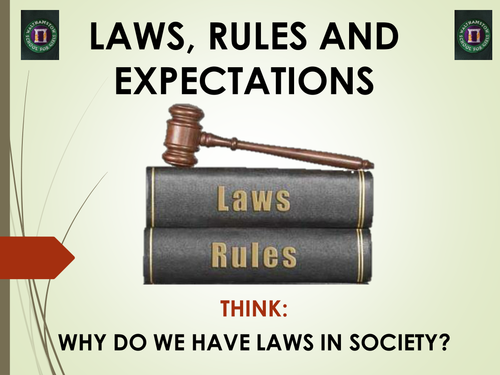 Why do we have rules and laws?