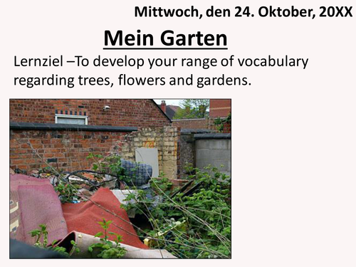 Garden Vocabulary (Introduction)