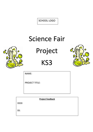 Science fair / project workbook