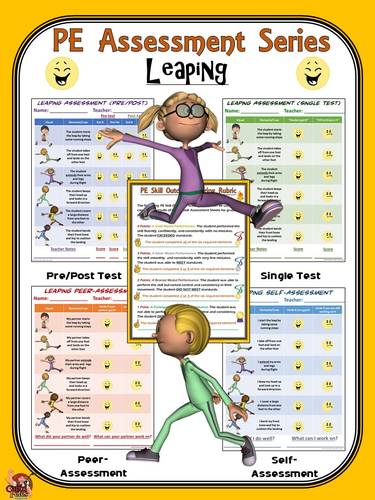 PE Assessment Series: Leaping- 4 Versions
