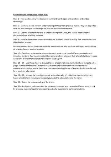 Cell membrane introduction and structure. A level Biology, AQA 7401/7402