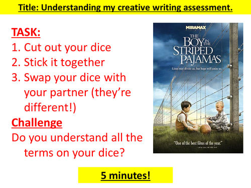 'The Boy in the Striped Pyjamas' Assessment Lessons