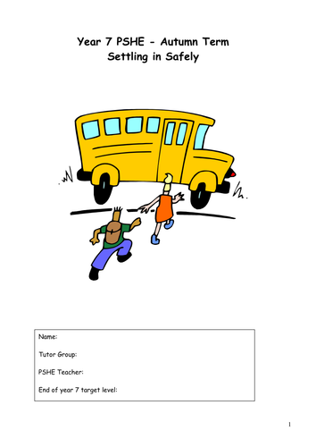 Year 7 PSHE Introduction