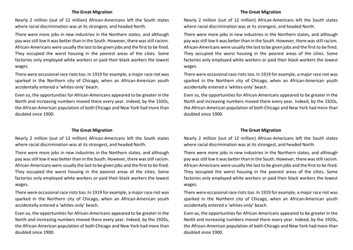 AQA GCSE History 1D America 1920-1973: Racial Tension