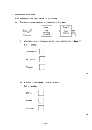New AQA Recycling Lesson