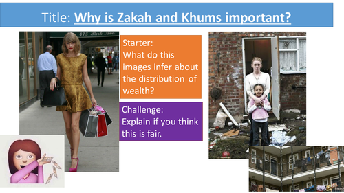3.5 Zakah and Khums - Topic: Living the Muslim Life - New Edexcel