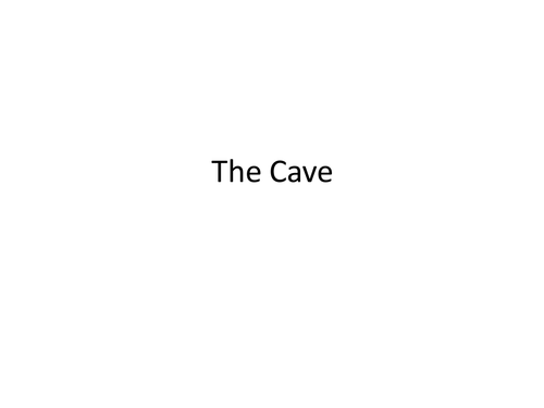 Sentences to describe a cave picture