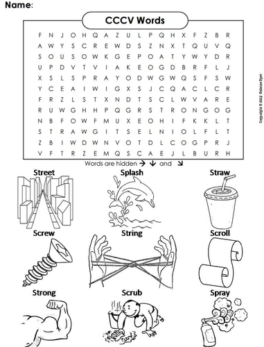CCCV Words Word Search