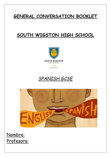 Spanish GCSE general conversation booklet