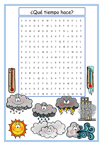 Qué tiempo hace - Lesson 1