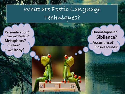 NEW! 36 POETIC LANGUAGE TECHNIQUES – DEFINITIONS, EXAMPLES, EFFECTS