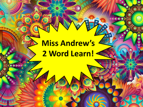 One Word Learn! - For Teaching New English Vocabulary