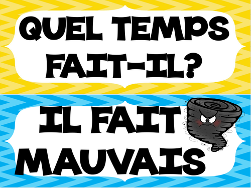 Quel temps fait-il - French Weather Display