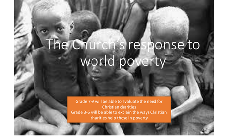 The Church's response to world poverty