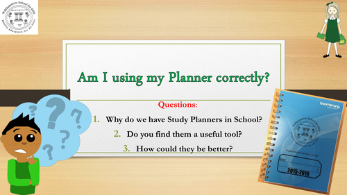 How to use my planner - Study or homework planner
