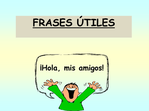 Useful Spanish Classroom Phrases for Pupils