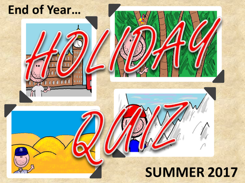 Summer Quiz - End of Year Fun Quiz - Music - Movies - Celebrities - Around the World + More!