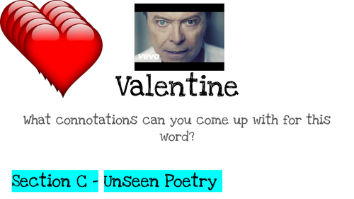 Step-by-Step Unseen Poetry Valentine and They did not Expect This