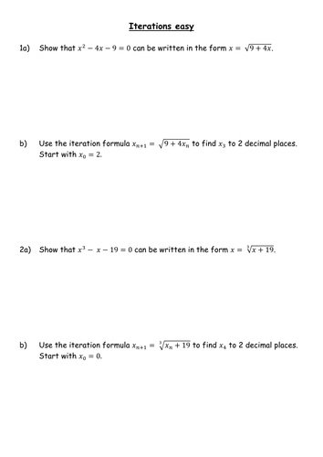 Iterations New GCSE