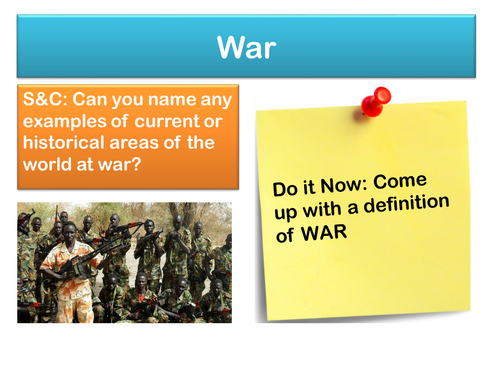 KS3 unit - DEVELOPMENT - L13 conflict in Sudan