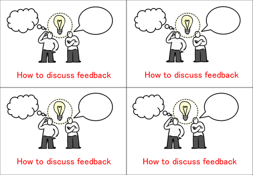 Discussing Feedback Handout