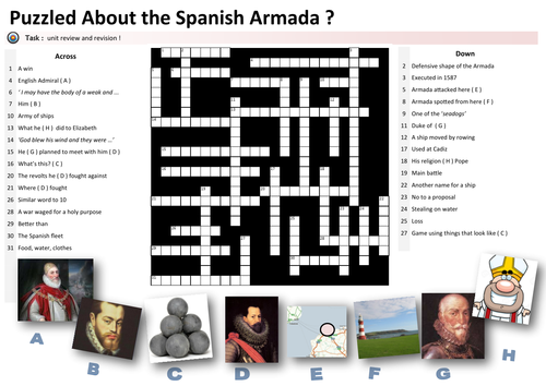 The Spanish Armada Crossword