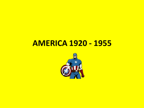 America 1920s revision