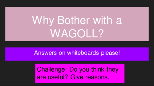 Staff Training - Importance of WAGOLLs