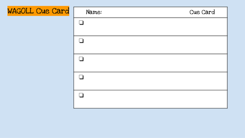 Speaking and Listening Endorsement Tasks 6,7 & 8