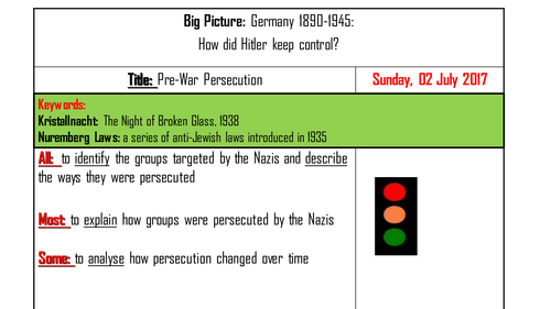 AQA 8145 Germany - Pre-war Persecution