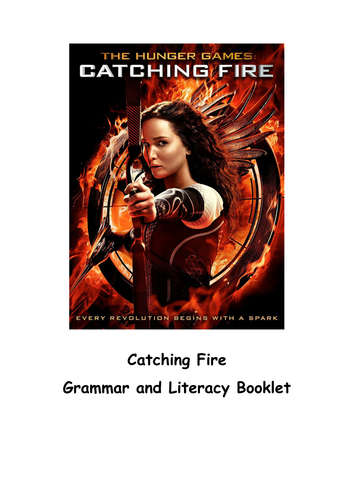 'Catching Fire' grammar and literacy booklet