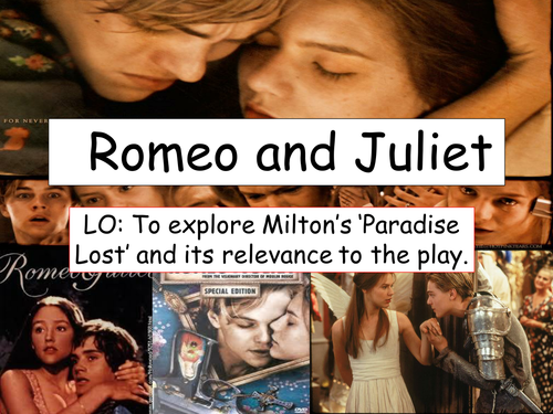 context-romeo-and-juliet-religion-paradise-lost-teaching-resources