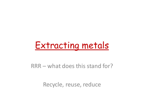 Extracting metals - phytomining and bioleaching