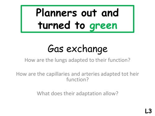 Gas exchange