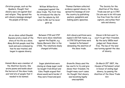 Role of William Wilberforce