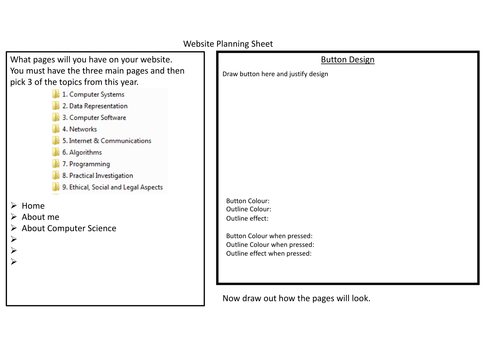 Website Design Planning