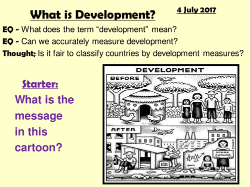 Development - 10 lessons fully resourced