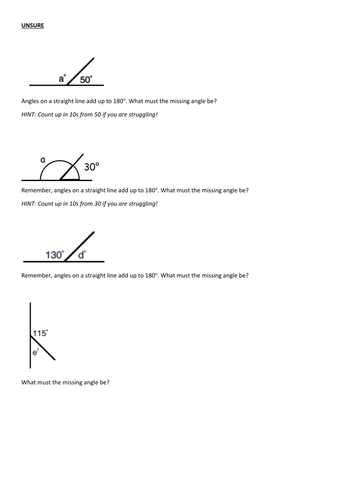 Finding Missing Angles - Basic Introduction