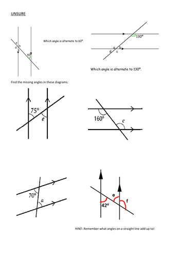 Angles in Parallel Lines - Basic Introduction