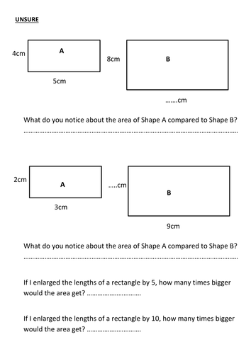 Similar Shapes Area and Volume